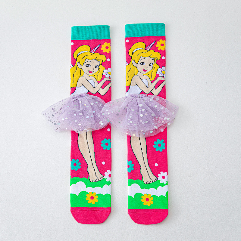 Baby Sock Oximeter - 유아 여아 무릎 높이 양말 미끄럼