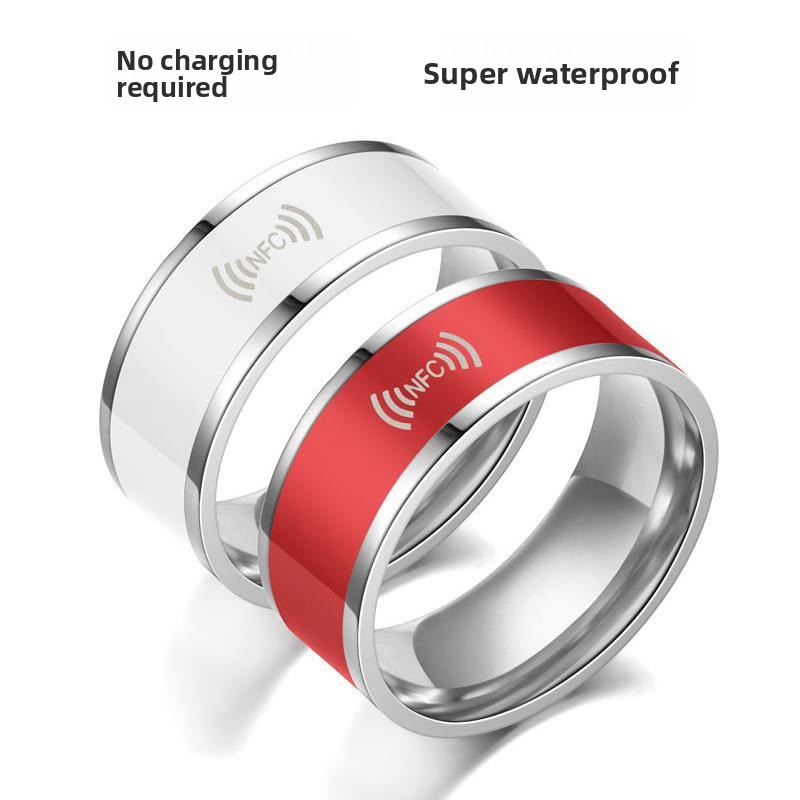 크로스보더 NFC 휴대폰 태그 스마트 링 스테인리스 스 - Smart Ring Nfc Pay 리뷰 및 가격
