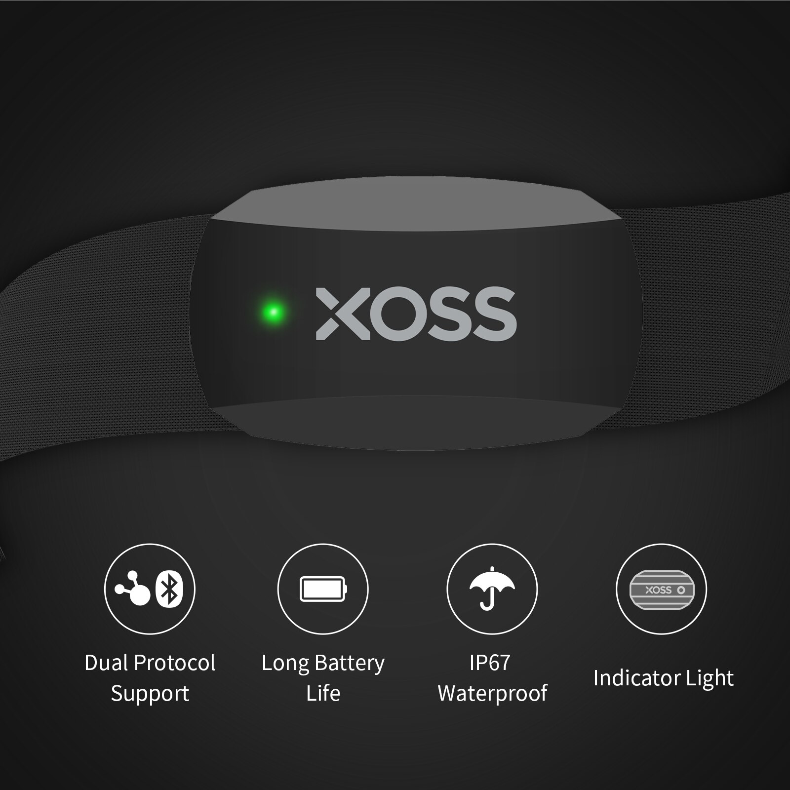 XOSS X2 가슴 스트랩 심박수 모니터, 사이클링,  - Breath Rate Monitor 리뷰 및 가격